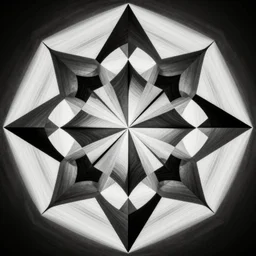 symmetrical pattern ; black and white ; golden ratio ; holy geometry ; geometrical ; complex