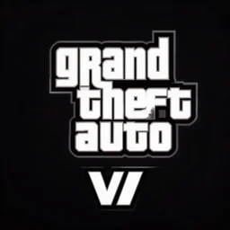 Grand Theft Auto logo, with VI at the bottom
