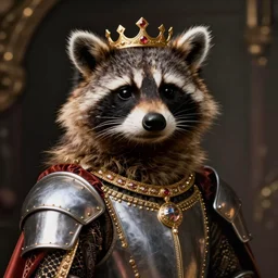 16th century raccoon royal knight