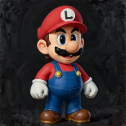 Waluigi from Nintendo, oil on canvas, noir effect, trending on artstation, by J. C. Leyendecker and Ghibli, octane