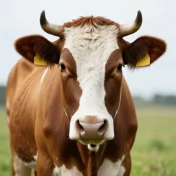 portrait of a cow by Justin Gerard ,