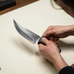 man with blade hands, art station, 4 k