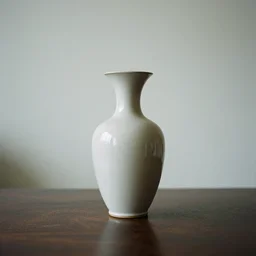dslr photo of a vase on a table, 35mm, f/1.3