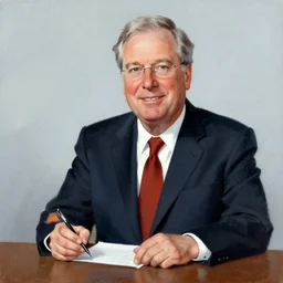 newt gingrich painted by ralph steadman,