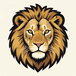 tribal lion art