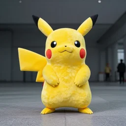 pikachu cosplaying as captain kirk, cosplay photography, dragoncon, wide angle, flash photography