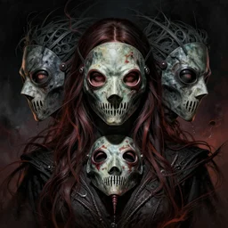 symmetry!! gantz portrait of megan fox thanks wearing a plague mask, unholy, intricate, highly detailed, dynamic lighting, digital art, digital painting, artstation, terence nielsen, sharp focus, illustration, art by artgerm and greg rutkowski and moebius, 8 k