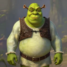 shrek with clothes!!!!!!!, concept art, digital painting, trending on artstation, deviantart, epic composition, extremely detailed, ambient lighting, masterpiece, sharp focus, octane render