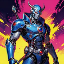 cyberpunk oimmortal beast from chinese mythology cyborg portrait, illustration, pop art, splash painting, by lucusfilm, weta studio and james jean, 8 k
