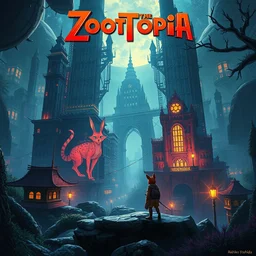 album cover of zootopia underworld by akihiko yoshida