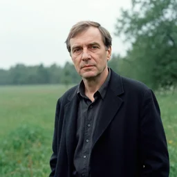 a portrait of a character in a scenic environment by Andrei Tarkovsky