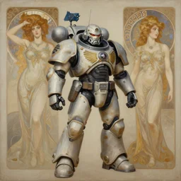 beautiful neutral earth toned palette knife painting artwork by yoji shinkawa jeremy mann, full body character portrait warhammer 4 0 k mech pilot exotic, dancer charlie bowater and magali villeneuve and alphonse mucha, gaston bussiere, craig mullins, j. c. leyendecker, by artgerm