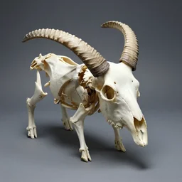 armadillo made from bones of other animals