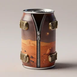 steampunk a zip - top can on mars, octane render, mystical, by wolp and artgerm, midsommar 4 k