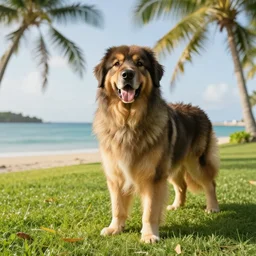 big dog in paradise