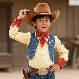 Johnny Bravo as a cowboy
