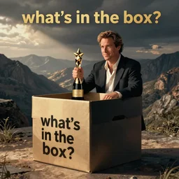 brad pit is asking'what's in the box!?'well, what's in the box?