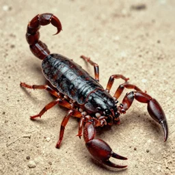 full color still of a suddenly mutated metamorphosis isopod scorpion, 150mm lens by David Cronenberg, grainy 1985 cinematography