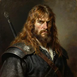portrait of conan the barbarian, highly detailed painting by gaston bussiere, craig mullins, j. c. leyendecker 8 k