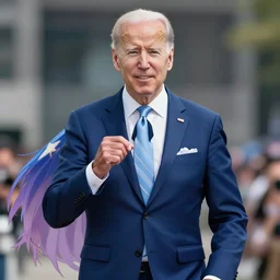 photo of joe biden cosplaying reimu hakurei, anime, trending on artstation, artstationhd, r / art