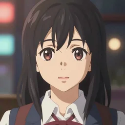 High quality portrait of Kasane Teto. Art by Makoto Shinkai, Crunchyroll, pixiv, danbooru, HD, headshot, cinematic still, detailed anime face, bokeh, digital art, cel shading, vivid colors, ambient lighting