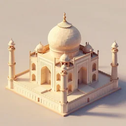 a low poly isometric render of agra in the style of monument valley, intricate, elegant, smooth shading, soft lighting, illustration, simple, solid shapes, by magali villeneuve, jeremy lipkin and michael garmash, rob rey and kentaro miura style, octane render