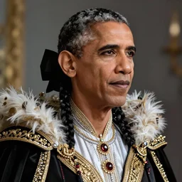 obama is the queen of the damned. Detailed digital art by greg rutkowski, Thomas kinkade, Keith Parkinson, artstation, cgsociety, deviantart, 8k, HD