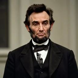 billy bob thornton as abraham lincoln, united states president 1 8 6 6, still from taxi drive ( 1 9 7 5 )