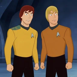 rich evans and mike stoklasa in star trek the animated series