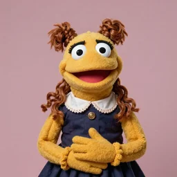 Olivia Wilde as a muppet