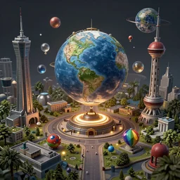 science and economy  by isotype , unreal engine
