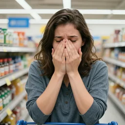 schizophrenic psychosis hallucinations in a walmart