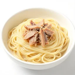a really tasty dish, full of noodles and tuna
