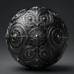 black sphere, magnificent, close up, details, sharp focus, elegant, highly detailed, illustration, by Jordan Grimmer and greg rutkowski and PiNe(パイネ) and 薯子Imoko and 香川悠作 and wlop and maya takamura, intricate, beautiful, Trending artstation, pixiv, digital Art
