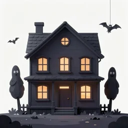 the house is haunted by us