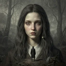 rendered in unreal engine, portrait art by zdzislaw beksinski
