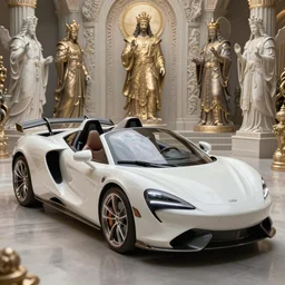 time machine shaped open top sports car, fantasy, intricate, elegant, highly detailed, digital painting, concept art, smooth, sharp focus, illustration, divine realm of gods, realistic cinematic style, filmed in 70mm, volumetric lighting, octane render, photographic, concept art, artist Leonardo DaVinci, unreal engine 8k