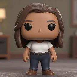 a funko pop of mercedes jones from glee, a dark skinned plus size woman, as played by amber riley