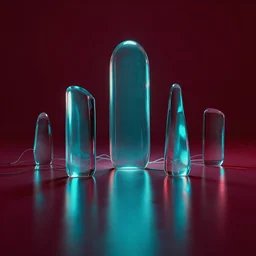 technologic, cell shaded, hyperrealism!, reflective surface, highly refractive material, chiaroscuro!!, minimalism!!, maroon highlight, hdr!!, loose wires, cyan light, vibrant!, multiple lights, by gil elvgren and greg rutkowski and anton fadeev and ilya kuvshinov and giger