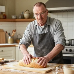 walter white bakes bread, bakes bread