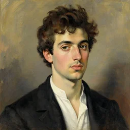 portrait of a young man, illustrated by joaquin sorolla and diego velazquez