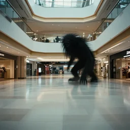 beatiful cctv found footage of shadow creature lurking in an empty abandoned mall