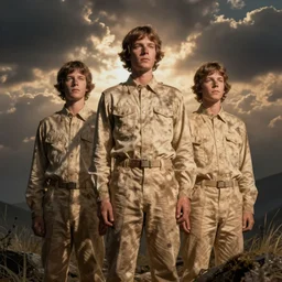 L Ron Hubbard triplets