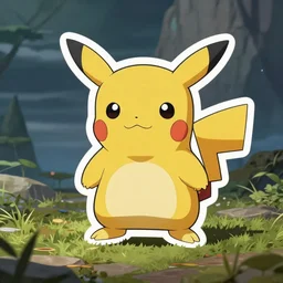 cute miss mascot tortipouss tortipouss turtwig pokemon sticker art, cronobreaker, beeple game icon