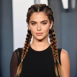 Alexandra Daddario, braids, 8k, UHD