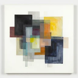abstract mixed media, canvas, designed by alexander jansson and benoit mandelbrot, white bacground, shading, retro, groovy, low fi,
