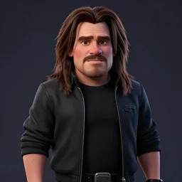ozzy osbourne, pixar style character, medium portrait shot, detailed, octane rendering, defined, sharpen texture, cel shading, dark colours, night, ultra realistic, unreal engine 5, octane render, 8 k, bold, 3 5 mm lens, photography, hyperrealistic
