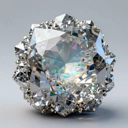 an extremely high quality octane render of a crystallised cybertronic cyberpunk massive polished gemstone made of opal labradorite moldavite petalite specimen, glittering, highly detailed, highly polished, reflective, specular, complimentary colors, 8 k, hd photo, reflections, shimmering, sharp edges, crisp, deep water colors