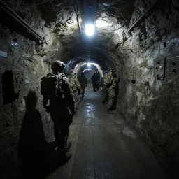 gopro footage from inside a deep underground military base