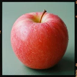 a beautiful photo of a red apple, Kodak Portra 160 Professional